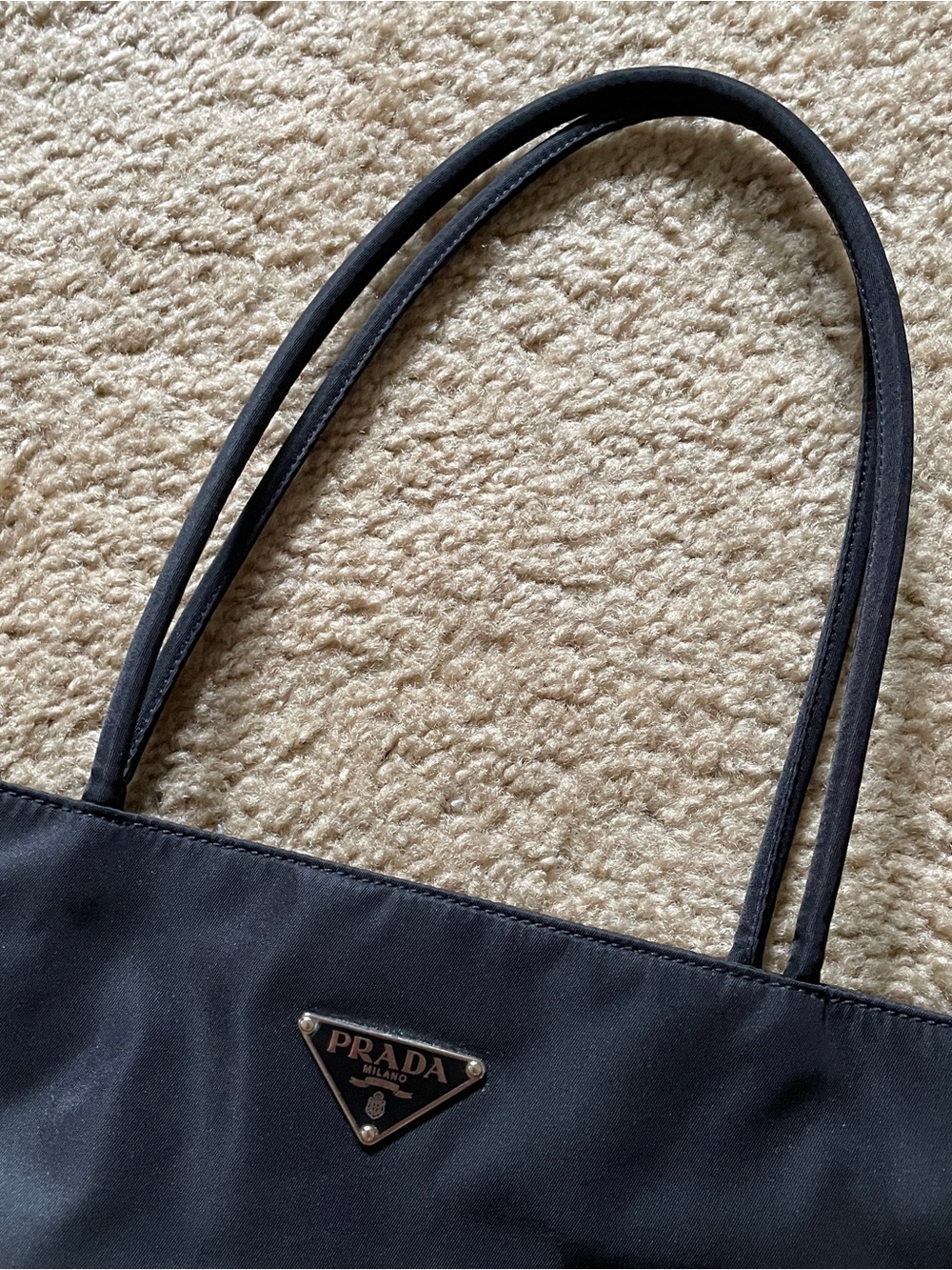 Prada Black Tessuto Nylon Shoulder Bag - Picture 6 of 12